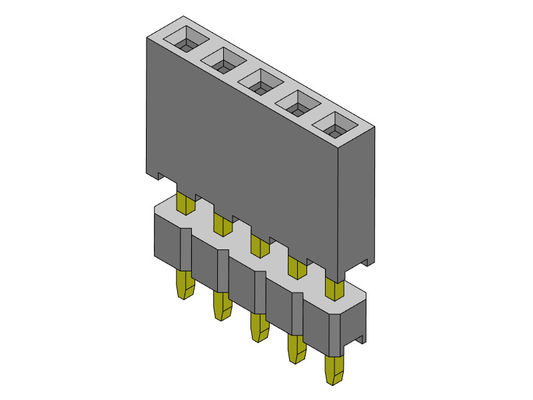Đầu nối tiêu đề nữ 2,00mm Loại nâng cao một hàng 1 * 2PIN đến 1 * 40PIN