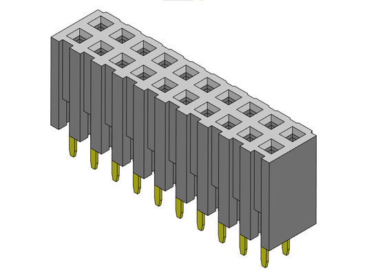 Đầu nối đầu cái 2,00mm Dual Row Dip LOẠI 2 * 2PIN đến 2 * 40PIN H = 7,20mm