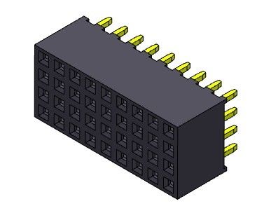 Đầu nối tiêu đề nữ 2,00mm Quad Row Dip LOẠI 4 * 2PIN đến 4 * 40PIN H = 6,35mm