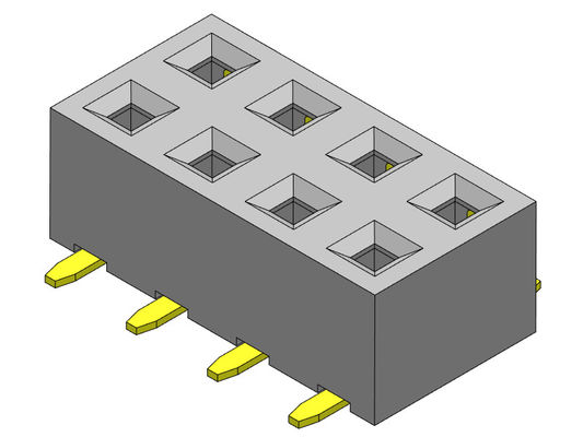 Đầu nối tiêu đề PCB 2 * 2PIN đến 2 * 40PIN Bề mặt gắn đầu cái 2.00mm