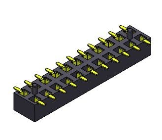 Đầu nối tiêu đề PCB 2 * 2PIN đến 2 * 40PIN Bề mặt gắn đầu cái 2.00mm