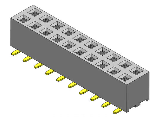 Đầu nối tiêu đề PCB hàng kép 2,00mm 2 * 2PIN đến 2 * 40PIN có chốt