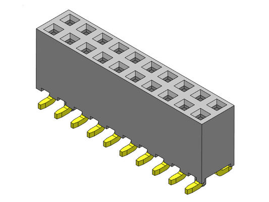 Đầu nối tiêu đề nữ 2,00mm Hàng kép SMT LOẠI 2 * 2PIN đến 2 * 40PIN H = 6,35mm