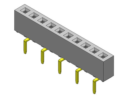 Tiêu đề ổ cắm nữ một hàng 2,00mm Mục nhập kép LOẠI DIP 1 * 2PIN đến 1 * 40PIN