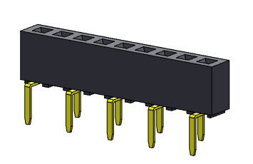 Tiêu đề ổ cắm nữ một hàng 2,00mm Mục nhập kép LOẠI DIP 1 * 2PIN đến 1 * 40PIN