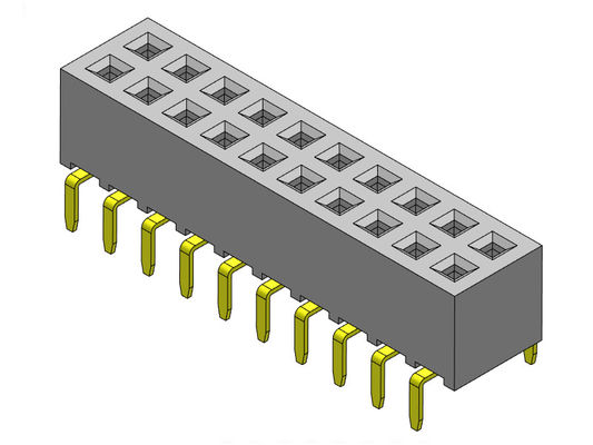 DIP LOẠI Pin Đầu nối nữ Đầu nối nữ Ổ cắm tiêu đề 2.00mm Hàng kép