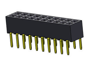 DIP LOẠI Pin Đầu nối nữ Đầu nối nữ Ổ cắm tiêu đề 2.00mm Hàng kép