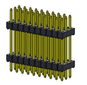 Đầu nối chân cắm 2.00mm Ngăn xếp ba hàng LOẠI 3 * 2PIN đến 3 * 40PIN