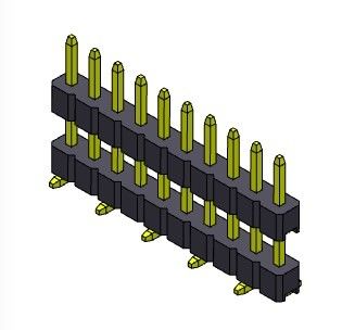 Đầu nối tiêu đề pin 2.00mm Ngăn xếp một hàng SMT LOẠI 1 * 2PIN đến 1 * 40PIN