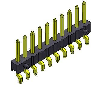 Đầu nối tiêu đề pin 2,00mm Mục nhập bên một hàng LOẠI 1 * 2PIN đến 1 * 40PIN H = 2,00MM