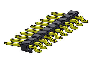 Đầu nối tiêu đề pin 2,00mm Mục nhập bên một hàng LOẠI 1 * 2PIN đến 1 * 40PIN H = 2,00MM