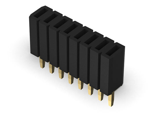 Đầu nối đầu cái 1,27mm Loại thẳng hàng đơn 1 * 2PIN đến 1 * 50PIN H = 4,60mm