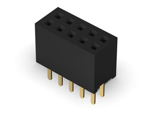 Đầu nối đầu cái 1,27mm Loại hàng thẳng kép 2 * 3PIN đến 2 * 40PIN H = 4,40mm