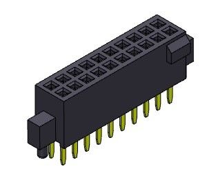 Đầu nối đầu nữ 1,27mm Hàng kép có Bump &amp; Chốt Loại thẳng 2 * 3PIN đến 2 * 50PIN H = 4,40mm