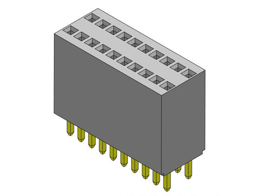 Đầu nối đầu cái 1,27mm Loại hàng thẳng kép 2 * 2PIN đến 2 * 35PIN H = 8,50mm