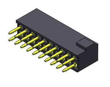 Đầu nối đầu cái 1,27mm Loại thẳng hàng kép có vết sưng 2 * 3PIN đến 2 * 50PIN H = 4,40mm