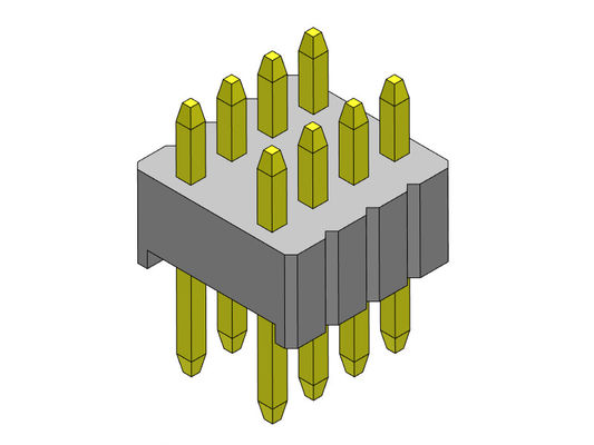 1.27mm Serise Pin Header Connector Hai hàng thẳng loại 1.27 * 2.54mm 2 * 2PIN đến 2 * 50PIN SQ0.46mm