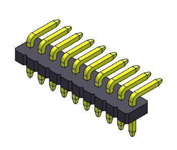 Đầu nối đầu bảng mạch 1,27mm Hàng đơn R/A 1*2PIN đến 1*50PIN