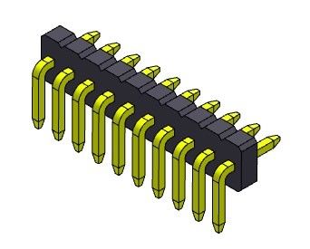 Đầu nối đầu bảng mạch 1,27mm Hàng đơn R/A 1*2PIN đến 1*50PIN