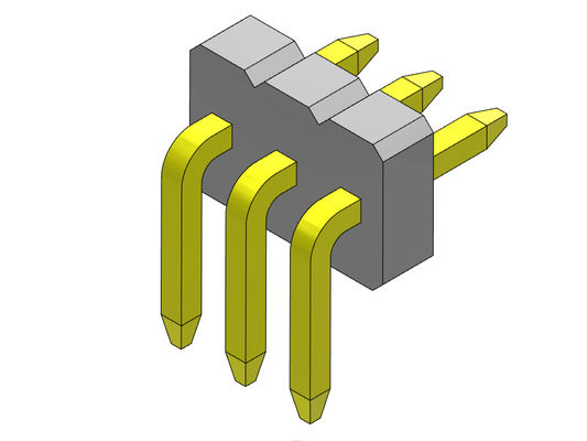 Đầu nối đầu bảng mạch 1,27mm Hàng đơn R/A 1*2PIN đến 1*50PIN
