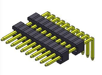 Đầu nối đầu nữ chân 1,27mm 1 * 2PIN đến 1 * 50PIN SQ0.40mm