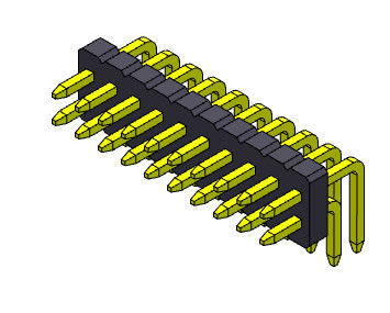 Đầu nối điện hai hàng R / A Pin Loại thẳng 2 * 2PIN đến 2 * 50PIN