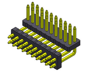 Đầu nối đầu pin nữ 1,27mm Hàng kép 2 * 2PIN đến 2 * 50PIN SQ0.40mm