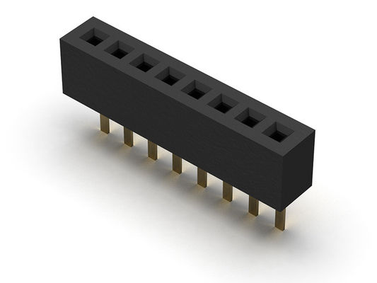 Đầu nối tiêu đề nữ 1,00mm Loại thẳng hàng đơn 1 * 2PIN đến 1 * 40PIN H = 2,10mm
