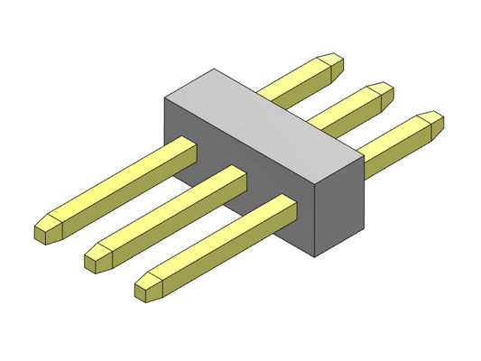 Đầu nối tiêu đề một hàng 1 * 3PIN đến 1 * 40PIN Loại thẳng 1,00mm