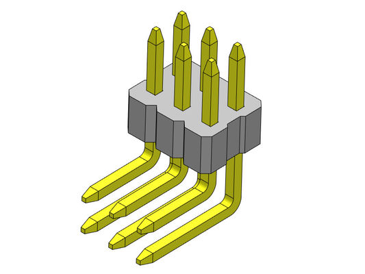 Đầu nối tiêu đề pin hàng kép 1,00mm Nữ R / A Loại 2 * 2PIN đến 2 * 40PIN