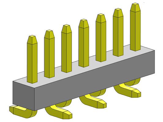1.00mm Single Row Pin Nữ Header Connector Loại SMT 1 * 2PIN đến 1 * 40PIN
