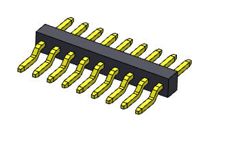 Đầu nối chân cắm 1.00mm Hàng đơn R/A Loại SMT 1*2PIN đến 1*40PIN H=1.00mm