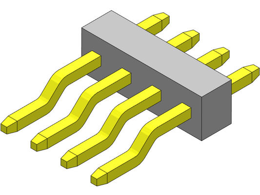 Đầu nối chân cắm 1.00mm Hàng đơn R/A Loại SMT 1*2PIN đến 1*40PIN H=1.00mm