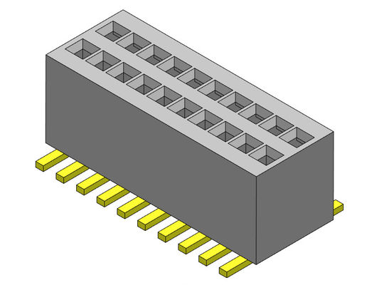 0,80mm Dual Row SMT Nữ đến Nữ Pin Header 2 * 3PIN đến 2 * 50PIN