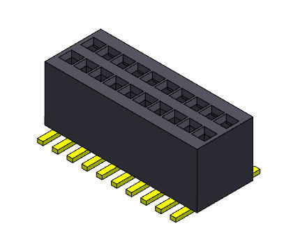 0,80mm Dual Row SMT Nữ đến Nữ Pin Header 2 * 3PIN đến 2 * 50PIN