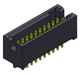 Đầu nối hộp 1.27mm 1.0AMP cho Mainboard máy tính