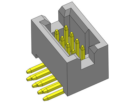 Đầu nối đầu hộp điện tử Loại nhúng R/A hàng kép 1.27mm