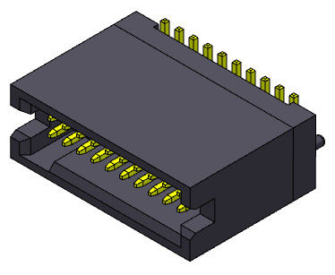 Tiêu đề hộp kép 1,27 Mm Loại có chốt 300V AC / DC