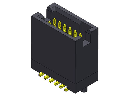 Tiêu đề hộp kép 1,27 Mm Loại có chốt 300V AC / DC
