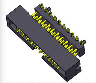 Đầu nối tiêu đề hộp nhúng SMT nâng cao 2,00mm 2 * 4-2 * 25Pin Nylon6T 2AMP