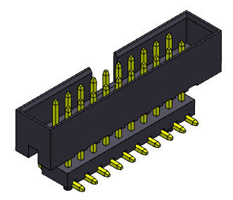 Đầu nối tiêu đề hộp nhúng SMT nâng cao 2,00mm 2 * 4-2 * 25Pin Nylon6T 2AMP
