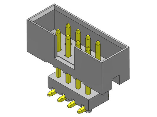 Đầu nối tiêu đề hộp nhúng SMT nâng cao 2,00mm 2 * 4-2 * 25Pin Nylon6T 2AMP