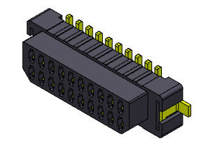 06-30 Pin SMT Board To Board Connector Pitch 1.00mm UL94V0 LCP
