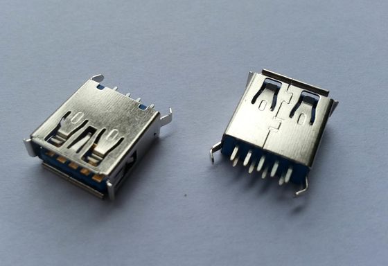 L 13,7mm USB 3.0 Đầu nối loại A Loại dọc 180° Dip Type