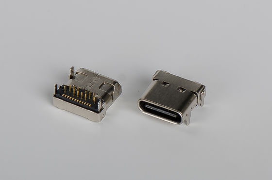 Nữ USB 3.1 Đầu nối loại C có thể đảo ngược SMT Dip 1.2mm 10000 Chu kỳ tối thiểu