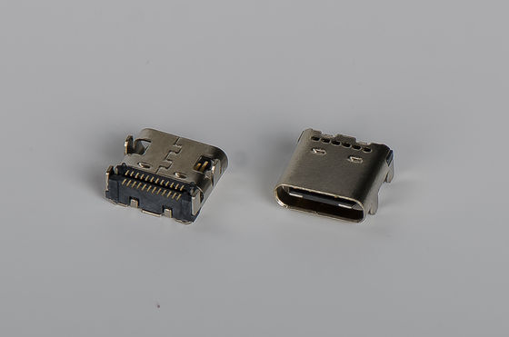 24 Đầu nối PIN Loại C USB 3.1 Nữ Góc phải 90 ° Đôi SMT
