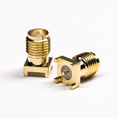 L Đầu nối đồng trục RF 10,8mm 0 ~ 6GHZ Chứng nhận ROHS REACH