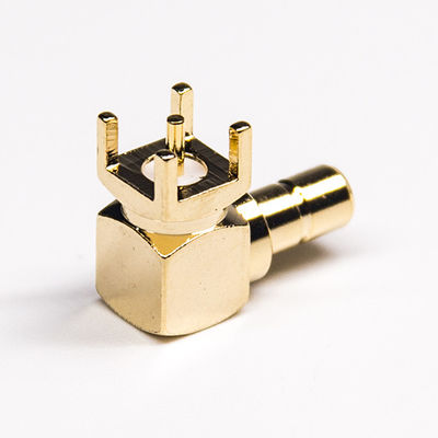Đầu nối 4 lỗ Smb Nam Loại nhúng thẳng Góc phải 90 độ