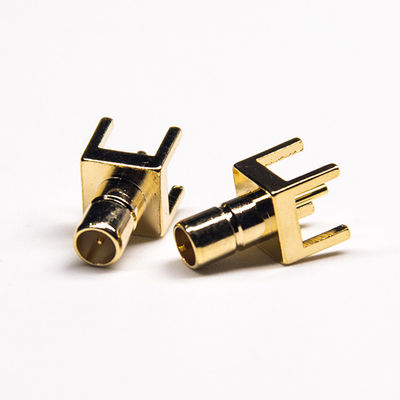 Đầu nối RF SMB mạ vàng 4 lỗ cho PCB Mount L 11.5MM