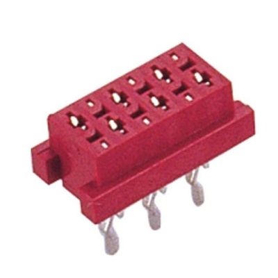 Thiết bị điện Đầu nối đầu IDC Nữ Dọc 180°